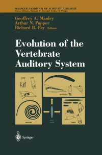 Cover image: Evolution of the Vertebrate Auditory System 1st edition 9780387210896