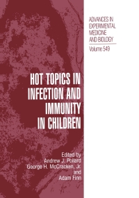 Omslagafbeelding: Hot Topics in Infection and Immunity in Children 1st edition 9780306483448
