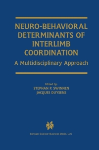 Cover image: Neuro-Behavioral Determinants of Interlimb Coordination 1st edition 9781441990563