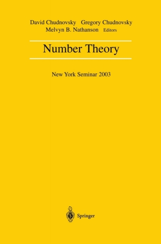 Titelbild: Number Theory 1st edition 9780387406558