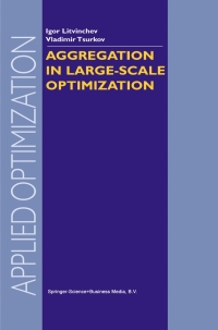 Cover image: Aggregation in Large-Scale Optimization 9781402075971