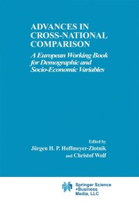 Cover image: Advances in Cross-National Comparison 1st edition 9780306477317