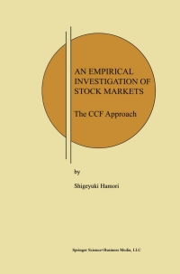 Cover image: An Empirical Investigation of Stock Markets 9781402075179