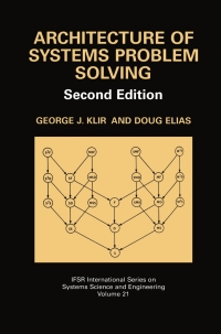 Cover image: Architecture of Systems Problem Solving 2nd edition 9781461348467