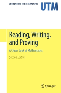 Imagen de portada: Reading, Writing, and Proving 2nd edition 9781461429159