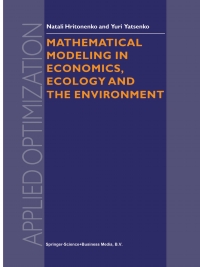 Cover image: Mathematical Modeling in Economics, Ecology and the Environment 9781441997326
