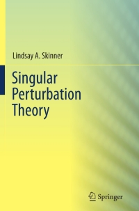 صورة الغلاف: Singular Perturbation Theory 9781441999573