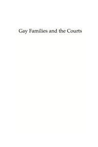 Titelbild: Gay Families and the Courts 9780742562189