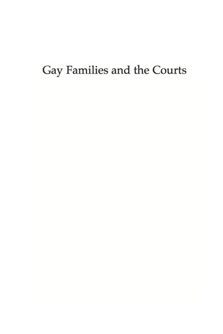 Imagen de portada: Gay Families and the Courts 9780742562189