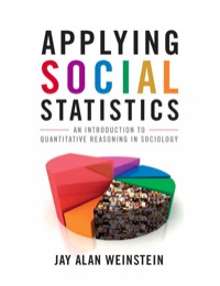 Cover image: Applying Social Statistics 9780742563735