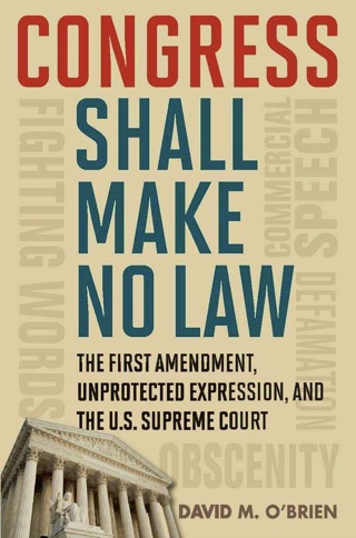 Titelbild: Congress Shall Make No Law 9781442205109