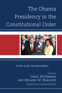 Cover image: The Obama Presidency in the Constitutional Order 9781442205314