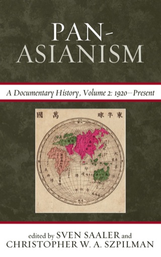 Imagen de portada: Pan-Asianism 1st edition 9781442205994