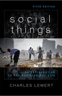 Cover image: Social Things 5th edition 9781442211612