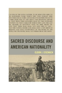 Cover image: Sacred Discourse and American Nationality 9781442217713