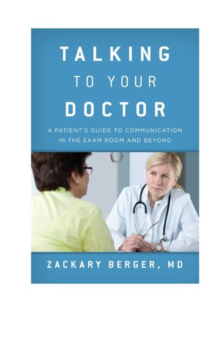 Cover image: Talking to Your Doctor 9781442220508