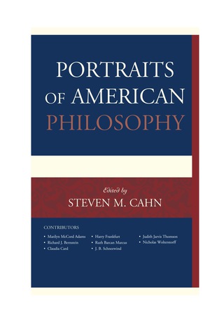 Imagen de portada: Portraits of American Philosophy 9781442223332