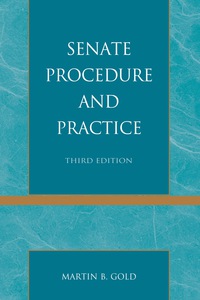 Cover image: Senate Procedure and Practice 3rd edition 9781442224186