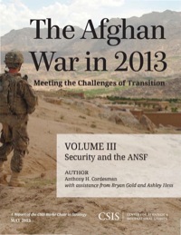 Imagen de portada: The Afghan War in 2013: Meeting the Challenges of Transition 9781442225015