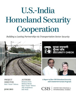 Omslagafbeelding: U.S.-India Homeland Security Cooperation 1st edition 9781442225039