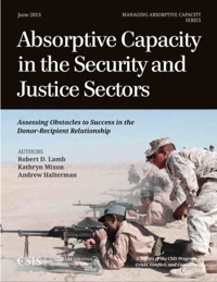 Cover image: Absorptive Capacity in the Security and Justice Sectors 9781442225138