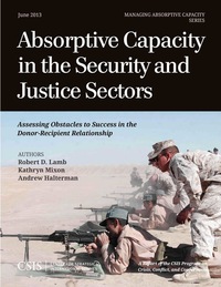 Titelbild: Absorptive Capacity in the Security and Justice Sectors 9781442225138