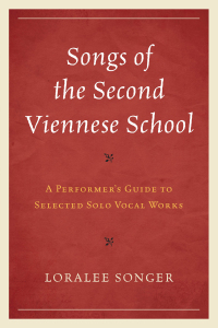 Titelbild: Songs of the Second Viennese School 9781442271890