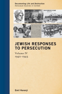 Titelbild: Jewish Responses to Persecution 9781442236264