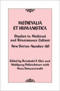 Imagen de portada: Medievalia et Humanistica, No. 40 9781442243002