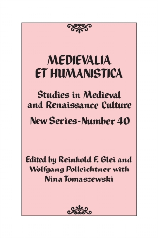 Imagen de portada: Medievalia et Humanistica, No. 40 1st edition 9781442243002