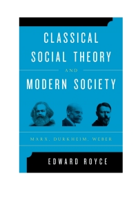 Cover image: Classical Social Theory and Modern Society 9781442243224