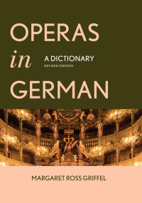 Cover image: Operas in German 9781442247963