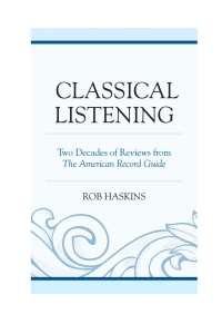 Cover image: Classical Listening 9781442249356