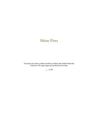 Cover image: Plants and Flowers of Maine 9781442253759