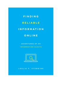 Cover image: Finding Reliable Information Online 9781442253933