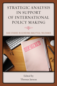 Cover image: Strategic Analysis in Support of International Policy Making 9781442257610