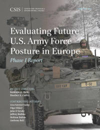 Titelbild: Evaluating Future U.S. Army Force Posture in Europe 9781442259249