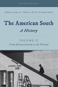 Cover image: The American South 5th edition 9781442262317