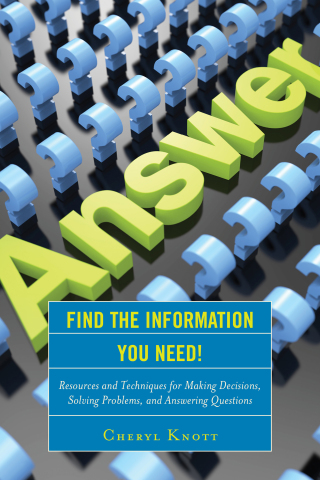 Cover image: Find the Information You Need! 1st edition 9781442262478