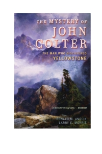 Immagine di copertina: The Mystery of John Colter 9781442262829