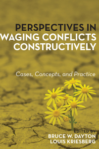 Cover image: Perspectives in Waging Conflicts Constructively 9781442265516