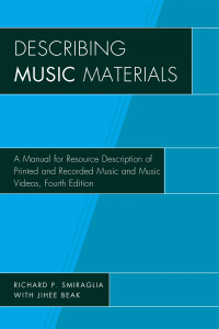 Imagen de portada: Describing Music Materials 4th edition 9781442276284