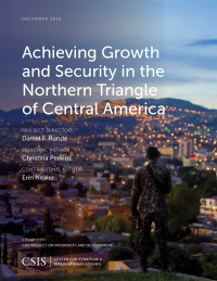Titelbild: Achieving Growth and Security in the Northern Triangle of Central America 9781442279803