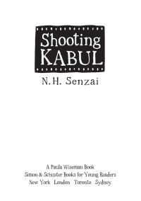 Cover image: Shooting Kabul 9781442401952