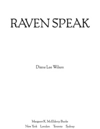 Cover image: Raven Speak 9781416986546