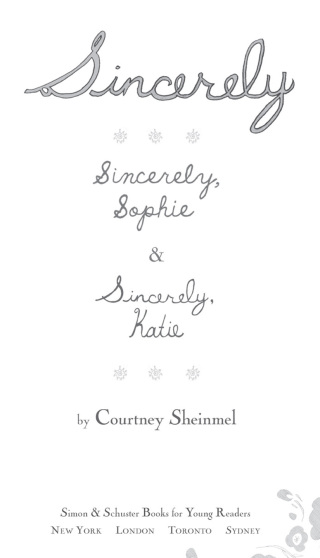 Cover image: Sincerely 9781416940227