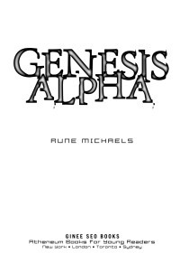 Cover image: Genesis Alpha 9781416965008
