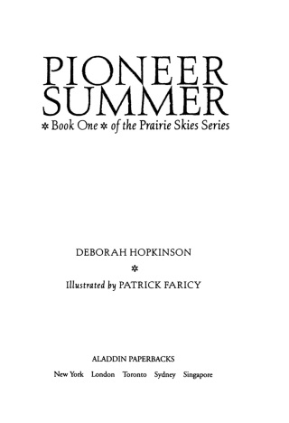 Cover image: Pioneer Summer 9780689843495