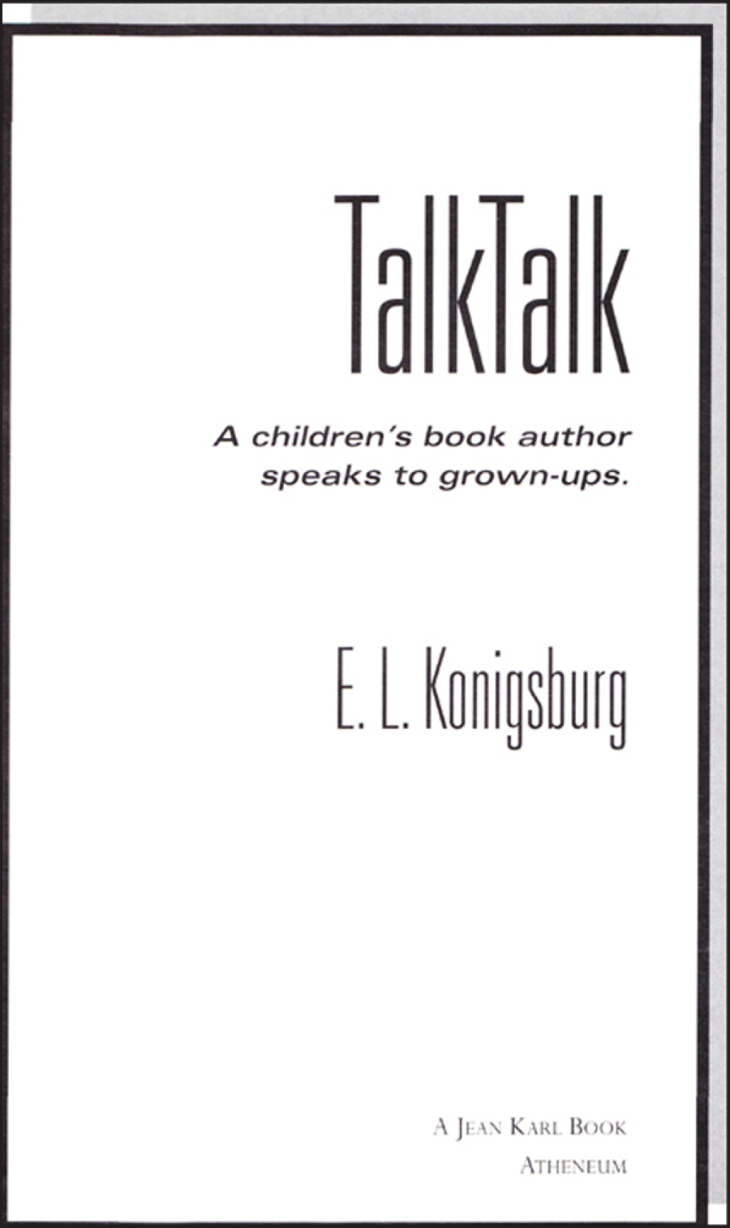 Talk  Talk eBook