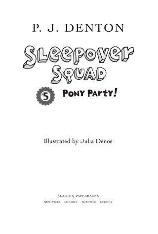 Cover image: Pony Party! 9781416959311